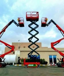 صورة اعلان : رافعات شوكية للايجار في جدة ، سيزرلفت 16متر للايجار في جده