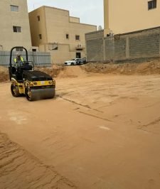 صورة اعلان : تأجير معدات بكات ورصاصه وأعمال أسفلت بل متر