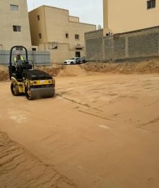 صورة اعلان : تأجير معدات بكات ورصاصه وأعمال أسفلت بل متر