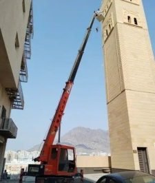 صورة اعلان : رافعه كرين رفع عمال ب الصندوق 7 طن0552901209