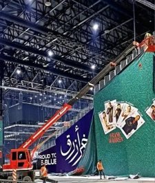 صورة اعلان : تأجير كرينات رافعه شوكيه سكينه مان لفت سيزار لفت