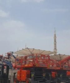 صورة اعلان : مان لفت سيزر لفت كرين رافعة شوكية جي سي بي للإيجار