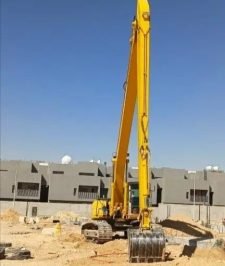 صورة اعلان : بوكلين حفار بوم طويل دراع طويله للايجار للتواصل