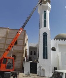 صورة اعلان : رافعه ونش كرين صندوق سله رفع عمال للإيجا