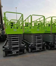 صورة اعلان : تأجير مقصيه سقائل كهربائية سيزر و رافعه شوكيه و بوكلين حفار