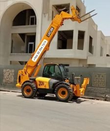 صورة اعلان : رافعة شوكيه تلسكوبي 17 متر للايجار شهري يومي سنوي أسعار مناس