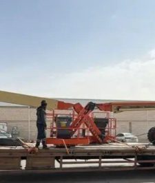 صورة اعلان : مان لفت سيزر لفت رافعات شوكية كرينات تلي هندر 17 مت تلسكوبي