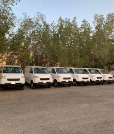 صورة اعلان : للايجار باصات وفانات ودباب لنقل البضائع