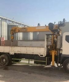 صورة اعلان : عدد 4 بوم تراك دايو 7 طن كرين سوسان كوري طول البوم 19 متر