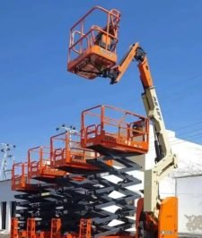 صورة اعلان : رافعه سيزرلفت مقصيه كهربائيه مان لفت رافعه كرين سله عمال للا