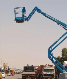 صورة اعلان : رافع سيزرلفت مان لفت وكرين سله رفع عمال رافعه شوكيه ايجار