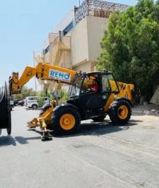 صورة اعلان : للإيجار رافعة شوكية سكين بوم فورك لفت