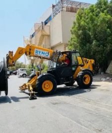 صورة اعلان : للإيجار رافعة شوكية سكين بوم فورك لفت