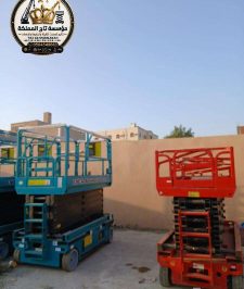 صورة اعلان : 7Scissor Lift Rental Jeddah | سيزر لفت 8m 10m 12m 14m 16m | Electric & Diesel | Rabigh – Bahrah 🟣
