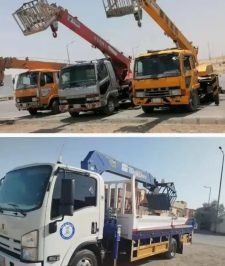 صورة اعلان : رافعه كرين ونش سله بوم تراك لايجار مشواى يومي شهري سنوي