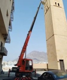 صورة اعلان : رافعه كرين رفع عمال ب الصندوق 7 طن0552901209