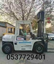 صورة اعلان : للأيجار سكين Forklift وتلسكوبية وكرينات