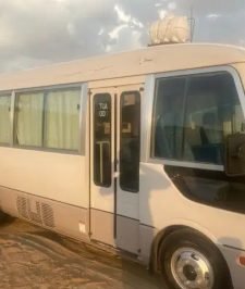 صورة اعلان : باص كوستر متسوبيشي للايجار تبوك وخارجها ديزل 2015 ركاب 30