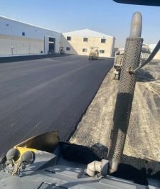 صورة اعلان : الاسفلت طرق شوارع واجهات مطبات