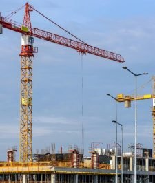 صورة اعلان : تاور كرين ايجار بيع صيانة تركيب فك رافعات برجية ومصاعد خارجية سلات Tower crane rental, sale , hire