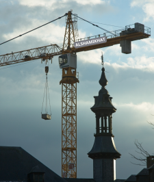 صورة اعلان : تاور كرين ايجار بيع صيانة تركيب فك رافعات برجية ومصاعد خارجية سلات Tower crane rental, sale , hire