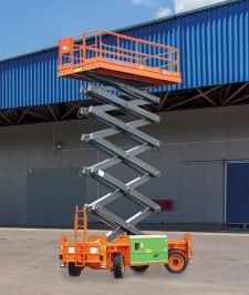 صورة اعلان : scissor lift 8meter for rental in Dammam