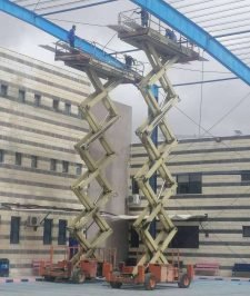 صورة اعلان : تأجير _ ايجار سيزر لفت  14متر كهرباء بالدمام _  سيزر لفت 14متر للأيجار في الدمام