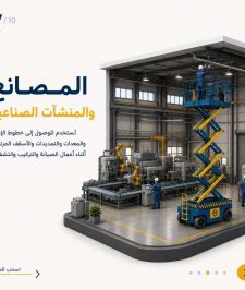 صورة اعلان : سيزر لفت اللايجار رافعة مقصية ايجار سقالة عمال بوم لفت مان لفت ايجار