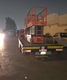 صورة اعلان : سقالة كهربائية وسيزر لفت ديزل للإيجار | الخبر وأبقيق القطيف