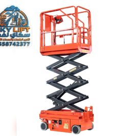 صورة اعلان : سيزر لفت للايجار في جده || رافعات مقصيه للايجار || Scissor lifts for rent,|| Manlift for rent