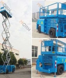 صورة اعلان : 🏗️ سيزر لفت للإيجار في الدمام | إيجار سيزرلفت في الدمام – Scissor lift for rent in Dammam