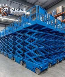 صورة اعلان : تأجير سيزر لفت في جدة | رافعات مقصية 8–16 متر | كهرباء وديزل | إيجار يومي وشهري | خدمة فورية وتغطية جميع الأحياء